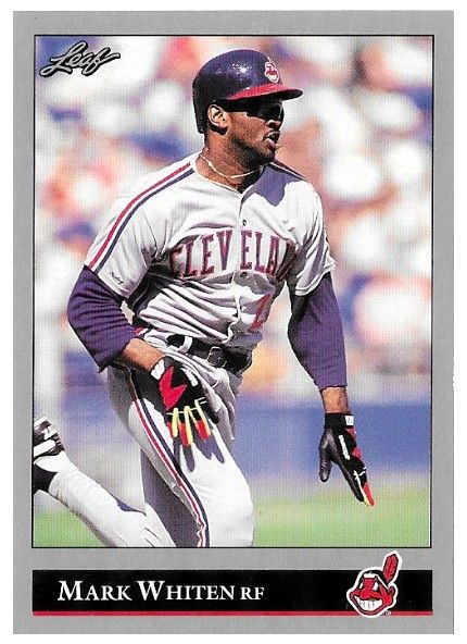 Whiten, Mark / 1992 Cleveland Indians / Leaf #334