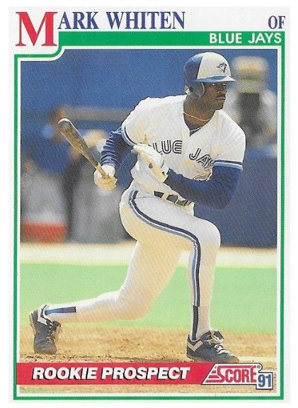 Whiten, Mark / 1991 Toronto Blue Jays / Score #358