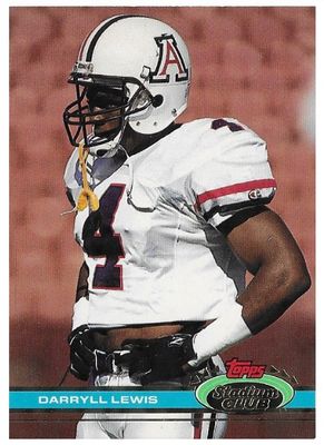 Lewis, Darryll / 1991 Houston Oilers / Stadium Club #414