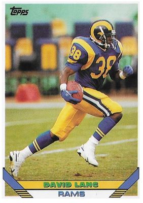 Lang, David / 1993 Los Angeles Rams / Topps #103