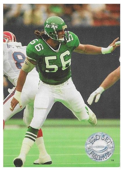 Lageman, Jeff / 1991 New York Jets / Pro Set Platinum #244