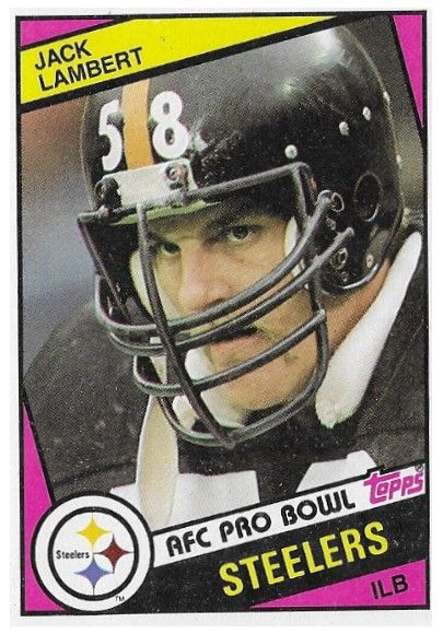 Lambert, Jack / 1984 Pittsburgh Steelers / Topps #167