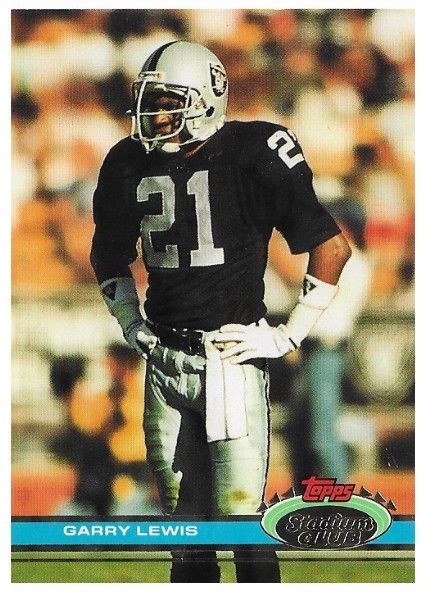 Lewis, Garry / 1991 Los Angeles Raiders / Stadium Club #109