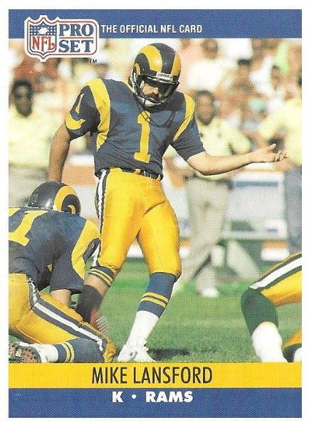 Lansford, Mike / 1990 Los Angeles Rams / Pro Set #552