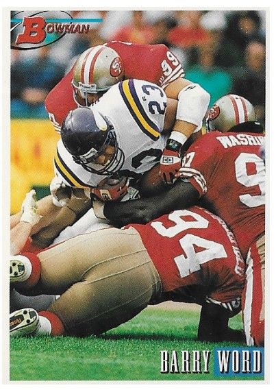 Word, Barry / 1993 Minnesota Vikings / Bowman #218