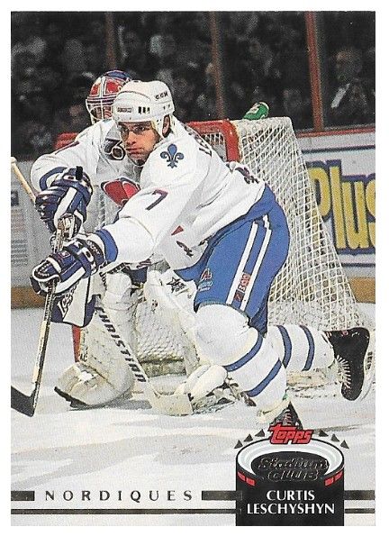 Leschyshyn, Curtis / 1992-93 Quebec Nordiques / Stadium Club #413
