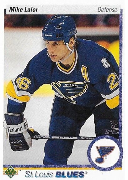 Lalor, Mike / 1990-91 St. Louis Blues / Upper Deck #40