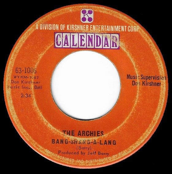Archies, The / Bang-Shang-A-Lang / Calendar 63-1006