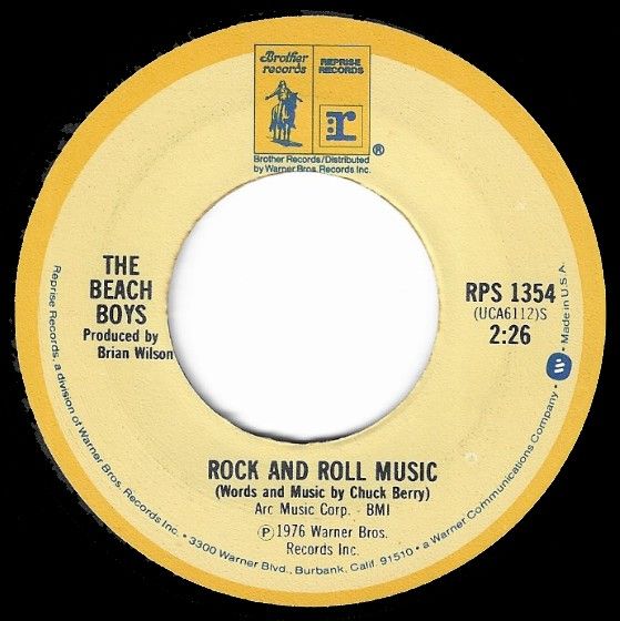 Beach Boys, The / Rock and Roll Music / Brother-Reprise RPS 1354