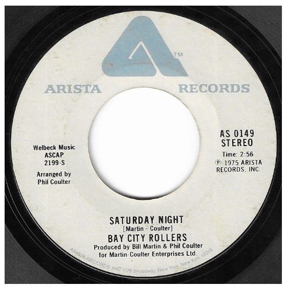 Bay City Rollers / Saturday Night / Arista AS-0149