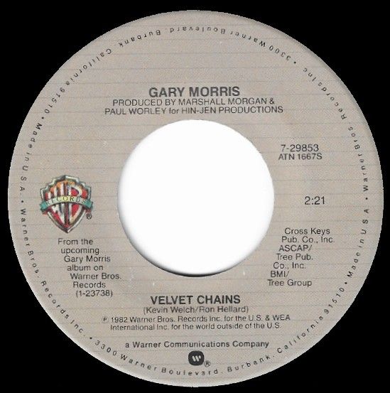 Morris, Gary / Velvet Chains / Warner Bros. 7-29853