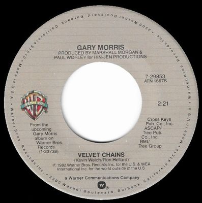 Morris, Gary / Velvet Chains / Warner Bros. 7-29853