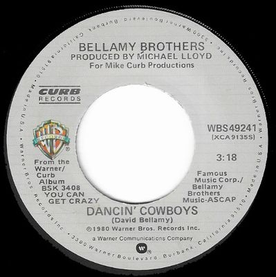 Bellamy Brothers / Dancin' Cowboys / Warner Bros.-Curb WBS49241