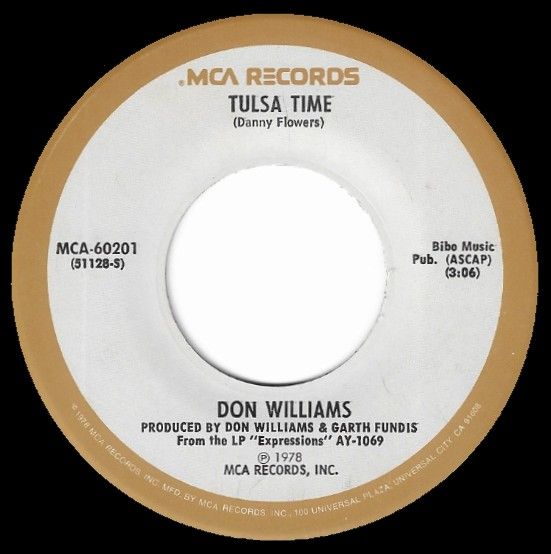 Williams, Don / Tulsa Time / MCA Records MCA-60201