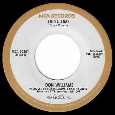 Williams, Don / Tulsa Time / MCA Records MCA-60201