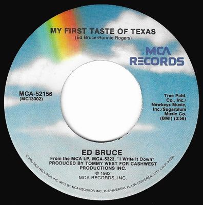 Bruce, Ed / My First Taste of Texas / MCA Records MCA-52156