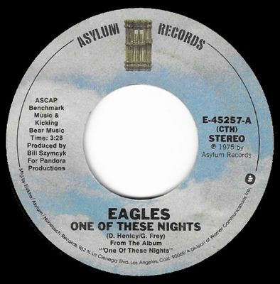 Eagles / One of These Nights / Asylum Records E-45257
