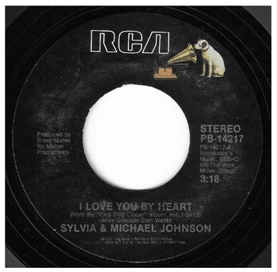 Sylvia (+ Michael Johnson) / I Love You By Heart / RCA PB-14217
