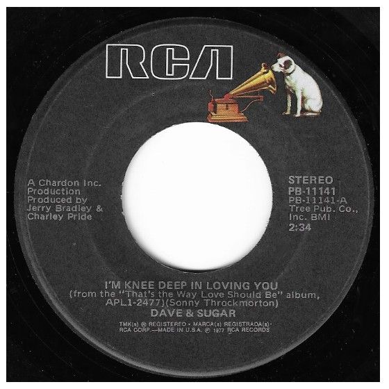 Dave + Sugar / I'm Knee Deep in Loving You / RCA PB-11141