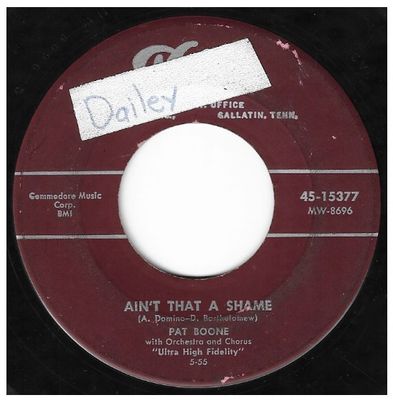 Boone, Pat / Ain't That a Shame / Dot 45-15377