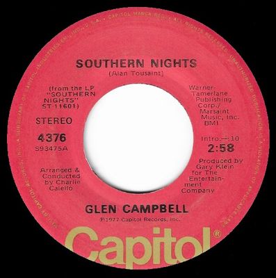 Campbell, Glen / Southern Nights / Capitol 4376
