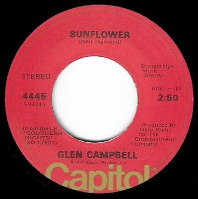 Campbell, Glen / Sunflower / Capitol 4445