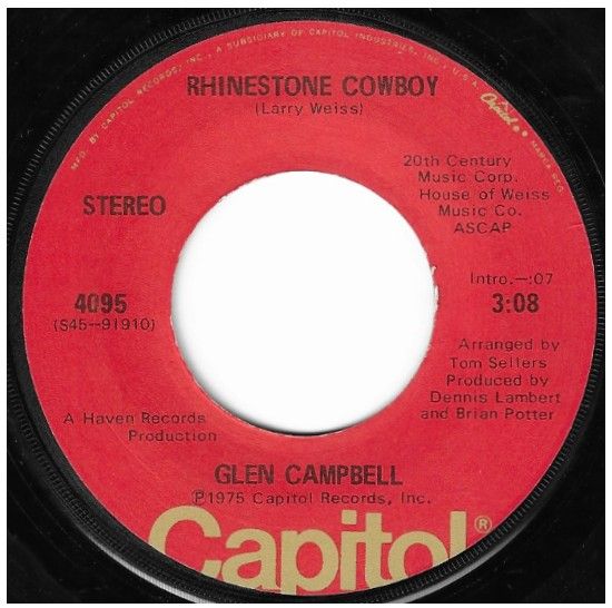 Campbell, Glen / Rhinestone Cowboy / Capitol 4095