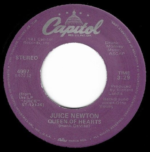 Newton, Juice / Queen of Hearts / Capitol 4997