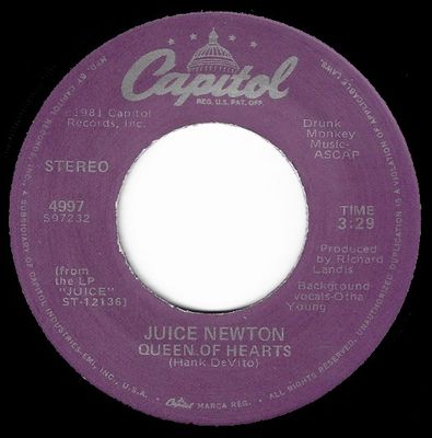 Newton, Juice / Queen of Hearts / Capitol 4997