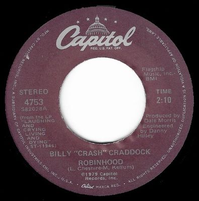 Craddock, Billy "Crash" / Robinhood / Capitol 4753