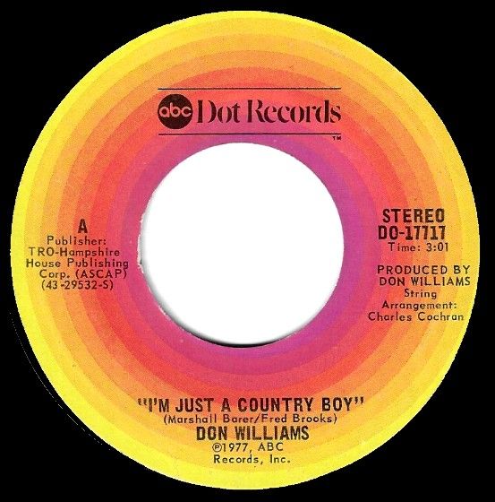 Williams, Don / I'm Just a Country Boy / ABC-Dot Records DO-17717