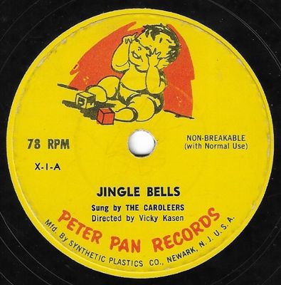 Caroleers, The / Jingle Bells / Peter Pan Records X-1