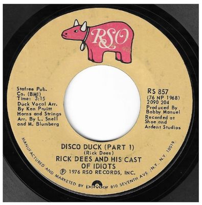 Dees, Rick / Disco Duck / RSO RS-857