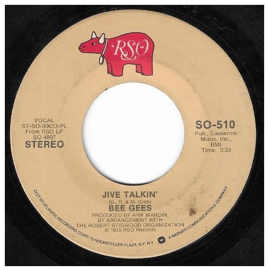 Bee Gees / Jive Talkin' / RSO SO-510