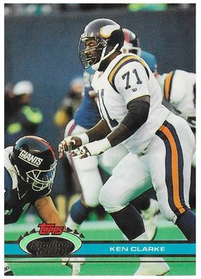 Clarke, Ken / 1991 Minnesota Vikings / Stadium Club #205