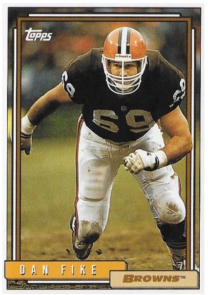 Fike, Dan / 1992 Cleveland Browns / Topps #189