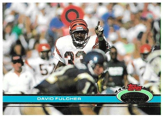 Fulcher, David / 1991 Cincinnati Bengals / Stadium Club #301