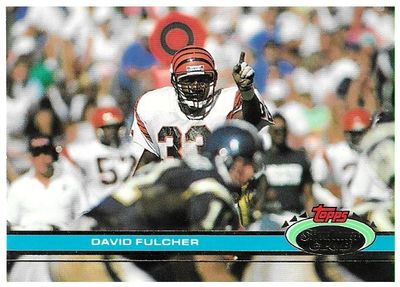 Fulcher, David / 1991 Cincinnati Bengals / Stadium Club #301