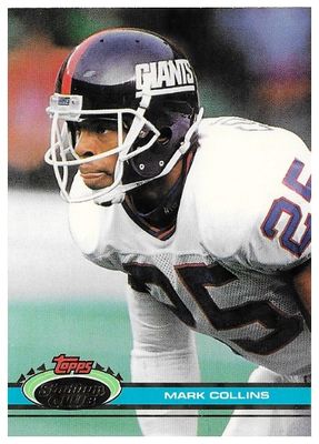 Collins, Mark / 1991 New York Giants / Stadium Club #463