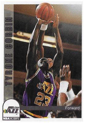 Corbin, Tyrone / 1992-93 Utah Jazz / Hoops #223