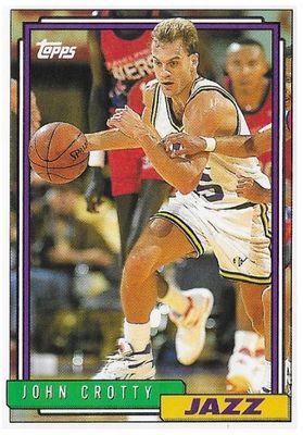 Crotty, John / 1992-93 Utah Jazz / Topps #335
