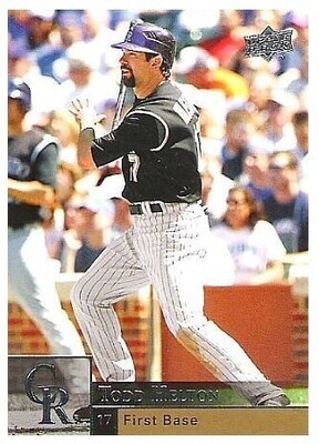 Helton, Todd / 2009 Colorado Rockies / Upper Deck #626