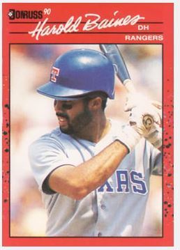Baines, Harold / 1990 Texas Rangers / Donruss #402