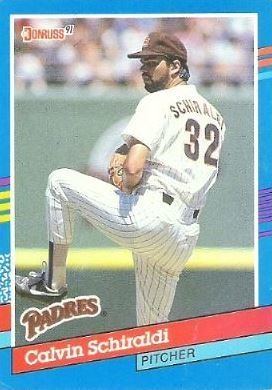 Schiraldi, Calvin / 1991 San Diego Padres / Donruss #308