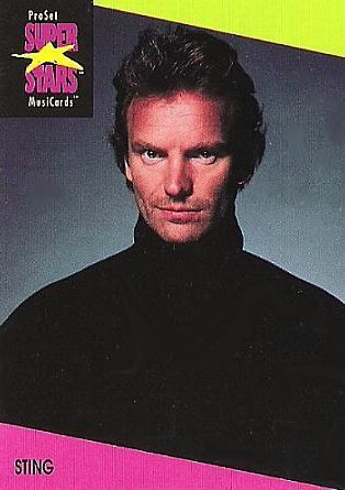 Sting / 1991 ProSet SuperStars MusiCards #95