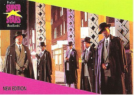 New Edition / 1991 ProSet SuperStars MusiCards #85