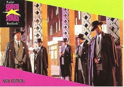 New Edition / 1991 ProSet SuperStars MusiCards #85