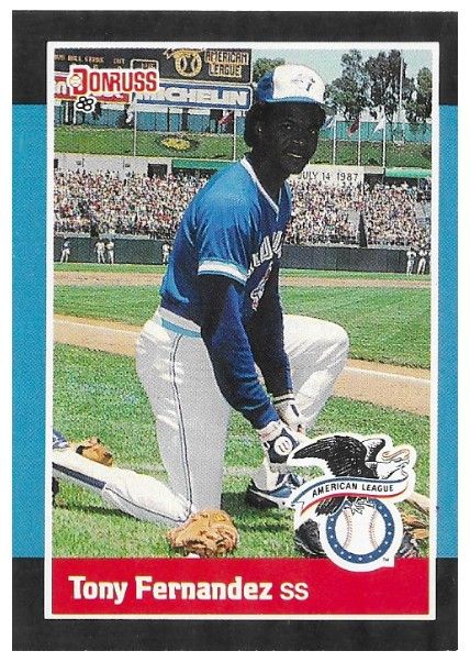Fernandez, Tony / 1988 Toronto Blue Jays / Donruss #25