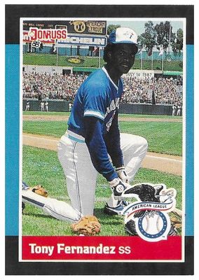 Fernandez, Tony / 1988 Toronto Blue Jays / Donruss #25