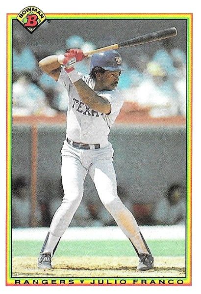 Franco, Julio / 1990 Texas Rangers / Bowman #497